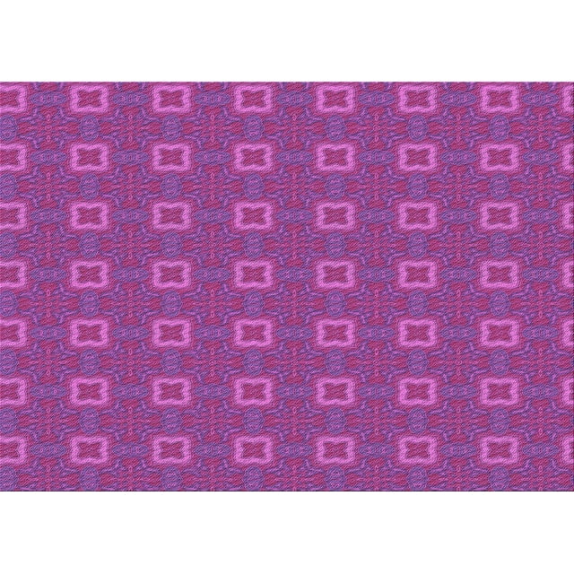 Ahgly Tapis Rectangulaire Lavable en Machine Intérieur Transitionnel Moyen Violet Rouge Rose, 7 Pieds x 10 Pieds
