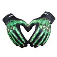 thumbnail image 2 of Mens Cycling Biker Racing Motorcycle Mitten Polyester Skeleton Goth Skull Bone Full Finger Sport Gloves jeaz, 2 of 6