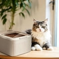 thumbnail image 5 of Airtight Pet Storage Container Dog With Lid Keep Pet Fresh IdealforStoring Dry Kibble Grain Rice And More, 20lb Airtight Pet Food Container, Dog & Cat Kibble Storage, 5 of 7