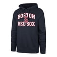 thumbnail image 2 of Men's-'47  Navy Boston Red Sox Big & Tall Velocity Fleece Pullover Hoodie, 2 of 3