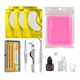 thumbnail image 1 of 8 Unids / Set de Ejercicios de Extensión de ñas Postizas, de Herramientas de Entrenamiento de Injerto de ñas de Maquillaje - Rosado Yinane kit de extensión de pestañas, 1 of 8