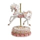 thumbnail image 1 of Estatua de caballo de carrusel con caja de música, adorno de colección, decoración musical de resina, figura de caballo giratoria para interiores de, 1 of 10