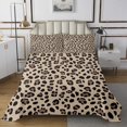 thumbnail image 1 of Erosebridal Cheetah Print Coverlet Set King,Brown Leopard Print Bedding Set,Wild Animal Decor,Breathable,3 Pieces, 1 of 5