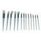 thumbnail image 1 of Brocha para colorete, 13 brochas de maquillaje completas, kit de brochas cosméticas, brocha para polvos faciales, compacta y ligera, 1 of 8