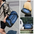 thumbnail image 6 of 25" Travel Duffle Bag with Shoe Compartment, 56L Overnight Bag for Gym Sport Travel,Blue - LX238, 6 of 6