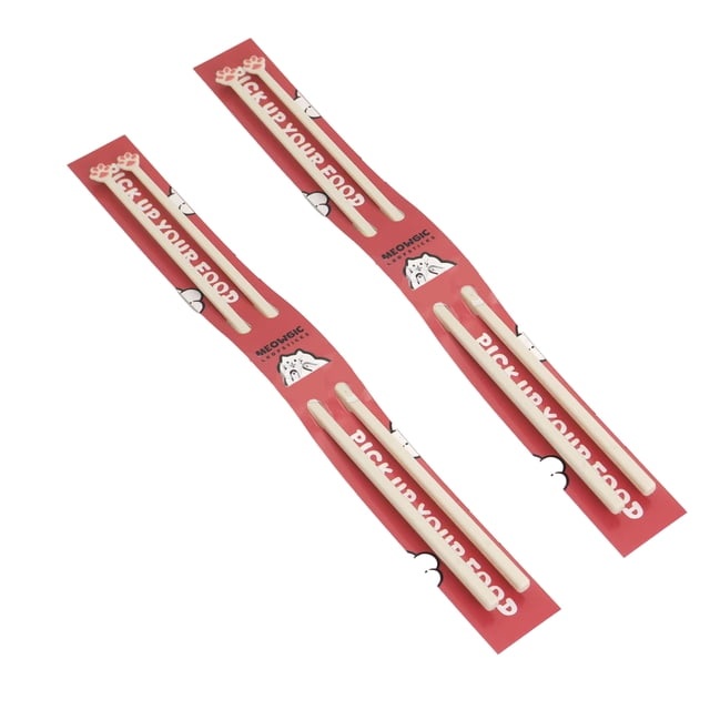 Toystoory Palillos de pata de gato duraderos con rosa para principiantes y amantes de los gatos Palillos de pata de gato Mostrada
