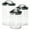 Black, variant on 6pc Acrylic Canister Set  Black