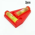 thumbnail image 3 of MYG 2PCSTwo Way T-Shape Mini Leveller Bubble Spirit Level for Pictures TV\'s Caravans, 3 of 6