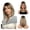 Gold, variant on Clavicle Hair Wigs Full Head Cover for Women - Short Natural Gradient Hairstyle, Comfortable & Breathable Wig