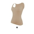 thumbnail image 2 of Sonducket Chaleco adelgazante para mujer, para ejercicio, Fitness, Jogging, entrenamiento, soporte de pecho, Tops, ropa deportiva mezclada de Camisetas sin mangas Color de piel METRO, 2 of 6