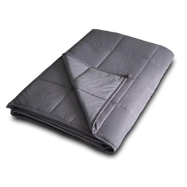 Density Comfort DCWB20WS 60 x 80 in. 20 lbs Weighted Blanket Gray