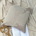 thumbnail image 3 of Euro Sham, Mocha European Pillow Shams 26x26 inch (65x65 cm), Linen Euro Shams, Sea Creatures, Corals, Sea Weeds, Pearl, Beach Style European Pillow Covers - Pearl Shrub, 3 of 10
