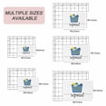 thumbnail image 6 of Modern Minimalist Outdoor Rug 4x6 Ft, Non Slip Washable Area Rug, Blue Laundry Room Basket Patio Rugs Carpet Runner, Large Floor Mat for Indoor/Outdoor Deck Porch Camping, 6 of 8