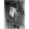 thumbnail image 2 of Toulouse-Lautrec, Henri 11x14 Gold Ornate Wood Framed with Double Matting Museum Art Print Titled - The Hanged Man, 2 of 4