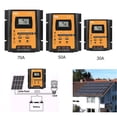 thumbnail image 2 of Tignapoo Contrôleur de Charge et Décharge Solaire 50A PWM - Unité Orange Polyvalente avec Double Sorties USB & DC, Écran LCD, Protection contre les Surcharges pour Maison, Camping & Extérieur, 2 of 6