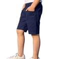 thumbnail image 6 of Taqqpue Boys Cargo Shorts Quick Dry Hiking Shorts Lightweight Athletic Short with Pockets Outdoors 5-15 Years, 6 of 10