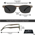thumbnail image 4 of proSPORT Reading Sunglasses Sun Reader Men Women Black & Red 2 Pack NOT BIFOCAL, 4 of 5