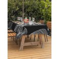 thumbnail image 3 of Outdoor Tablecloth with Umbrella Hole for Patio/Picnic/Party/Camping, Monstera Leaf Waterproof Table Cloth Rectangle Table Cover Washable, Modern Tropical Plants Minimalism (52"x 70"), 3 of 9