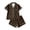 AR19_Black, variant on IYYVV Halloween Pajamas Women Ghost Pumpkin Print Shirts Matching Shorts Pjs Sets 2026 Cute Funny Sleepwear Black XL