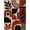 Black, Pattern 3, variant on ODIKA 8'x10' Washable Area Rug Black Rust and Geometric Design Bold Abstract Shapes with Diamond Border for Living Room, Under Sectional, Family , Durable, Non-Slip