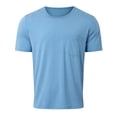 thumbnail image 4 of Zmoon Men's Back Shoulder Surgery Shirt Recovery Tearaway Short Sleeve Full Open Side Snap Top, 4 of 9