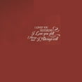 thumbnail image 2 of I Always Have I Always Will Love Saying Decal Quote Vinyl Romantic Wall Lettering Words Graphics Home Art Decoration Black, 2 of 3