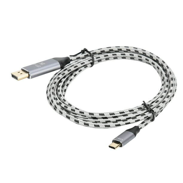 Cable de vídeo HD tipo C a Display Port 8K a 60 Hz 1.4 para adaptador de portátil iOS