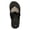 Gold, variant on Women's Arch Support Flip Flops - Glitter Toe Post Wedge Sandals with Comfortable Cushion Footbed for Summer Beach Wear (Black, 6.5)