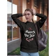 thumbnail image 2 of Happy New Year!  Sweatshirt Women -Image by Shutterstock, Female Small, 2 of 4