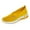 Yellow, variant on SEANOPEN Deals Women's Woven Breathable Soft Sole Shoes - 2025 Non-Slip Walking Slip on Foam Shoes, Lightweight Comfort Platform Mesh Slip in Sneakers Arch Support Size 6.5 Wine