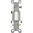thumbnail image 2 of Eaton Wiring Devices 1303-7V Toggle Switch 120 V Wall Mounting Polycarbonate Ivory, 2 of 2