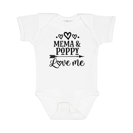 

Inktastic Mema and Poppy Love Me Gift Baby Girl Bodysuit