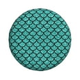 thumbnail image 2 of Gaeub Aquamarine Glitter 14-17in Tire Cover, Spare Tire Cover, for Camper Caravan, Trailer, Car, Truck, SUV, Jeep - 15 inch, 2 of 9
