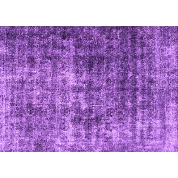 Ahgly Company Indoor Rectangle Persian Purple Bohemian Area Rugs, 5' x 7'