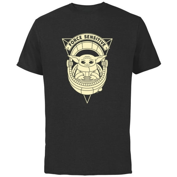 Star Wars The Mandalorian Season 3 Grogu Force Sensitive - Short Sleeve Cotton T-Shirt for Adults - Customized-Natural
