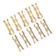 thumbnail image 5 of Heaveant Terminal de crimpado de latón, 100pcs Línea de Conector de Acoplamiento Botón de presión Terminales de cableado rápido 0.5-1.5mm Cuadrado, 5 of 8