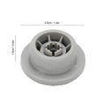 thumbnail image 2 of Roulette de rechange pour panier inférieur de lave-vaisselle Bosch 420198 AP2802428 165314, 2 of 4