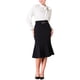 thumbnail image 2 of INSPIRAR CHIC Blusa Formal de Manga Larga con Lazo para Mujeres Color Blanco, 2 of 5
