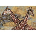 thumbnail image 2 of Art.com Safari Giraffes Stretched Canvas Print Wall Art by Madelaine Morris, 36" x 24", 2 of 4