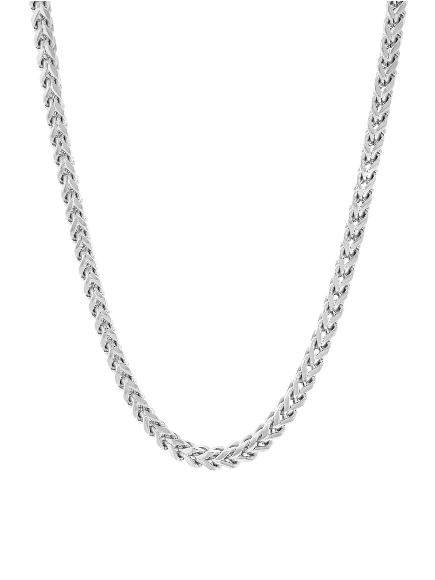 Men's Stainless Steel Franco Link Bracelet & Necklace Set