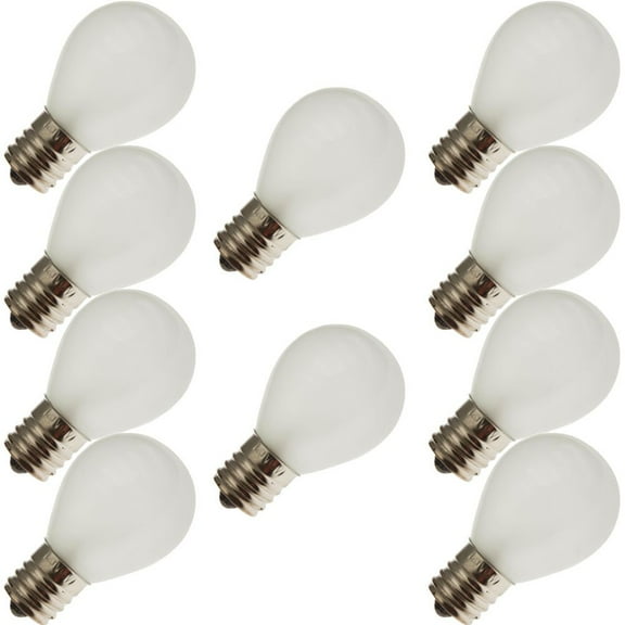 Industrial Performance 15S11/87IF 120V, 15 Watt, S11, Intermediate Screw (E17) Base Light Bulb (10 Bulbs)