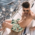 thumbnail image 2 of luoweisi Men's Beach Shorts Quick Dry Swim Trunks with Mesh Lining Christmas Tree L, 2 of 5