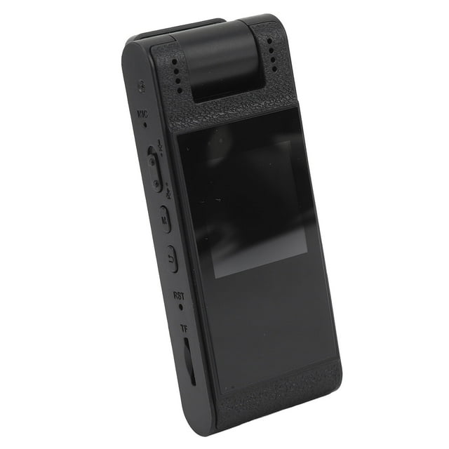 RecordAradora de video Corporal, Lente Rotativa de 180 Grados HD 1.54 Pulgadas Cámara Portátil 4K Para Reunse