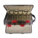 thumbnail image 1 of Caja de aparejos de pesca de doble cara, 10 rejillas, señuelos de pesca visibles, anzuelos de calamar, anzuelos, caja de almacenamiento de accesorios, 1 of 8
