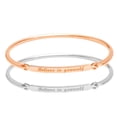 thumbnail image 2 of maskred Inspiration Love Yourself Fashion Hot Cuff Bracelet Jewelry Rhinestone Bangle, 2 of 6