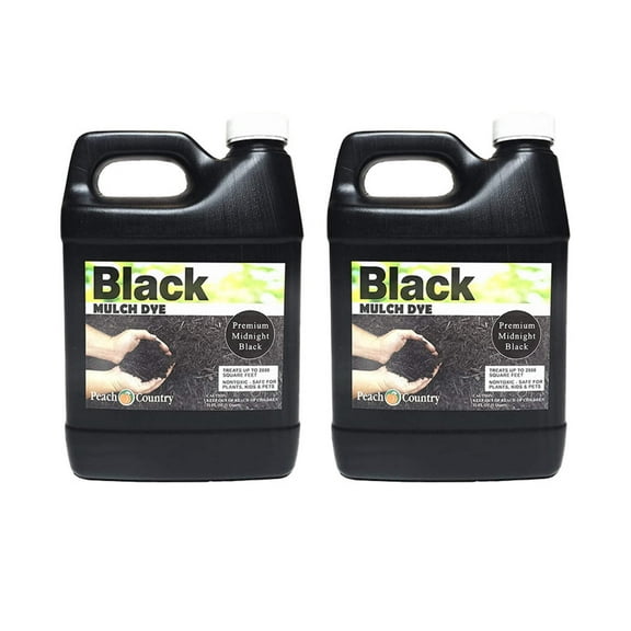 Peach Country Premium Mulch Dye, Color Concentrate - 2,800 Sq. Ft.(1 QT)