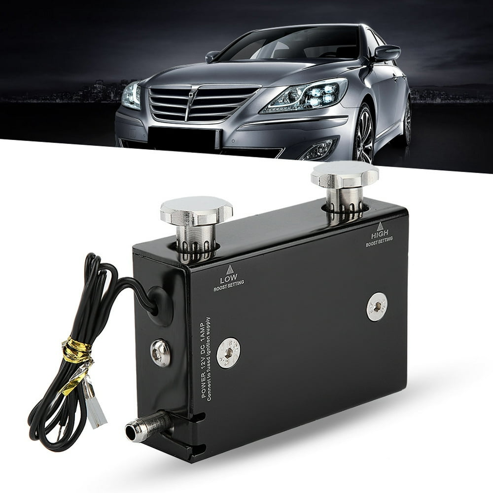 Mgaxyff Universal Electronic Adjustable Dual Stage Car Turbo Boost