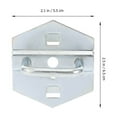 thumbnail image 2 of OULII 6Pcs Metal Pegboard Hooks for Tools in Workshops and Home Garages, 2 of 7