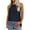 Navy, variant on Meichang Halter Tops for Women Eyelet Tank Tops Flowy High Neck Sleeveless Summer Tops 2024 Trendy Solid Bandage Vest Shirts Dressy Casual Blouses Vest Tops Light Blue XXL
