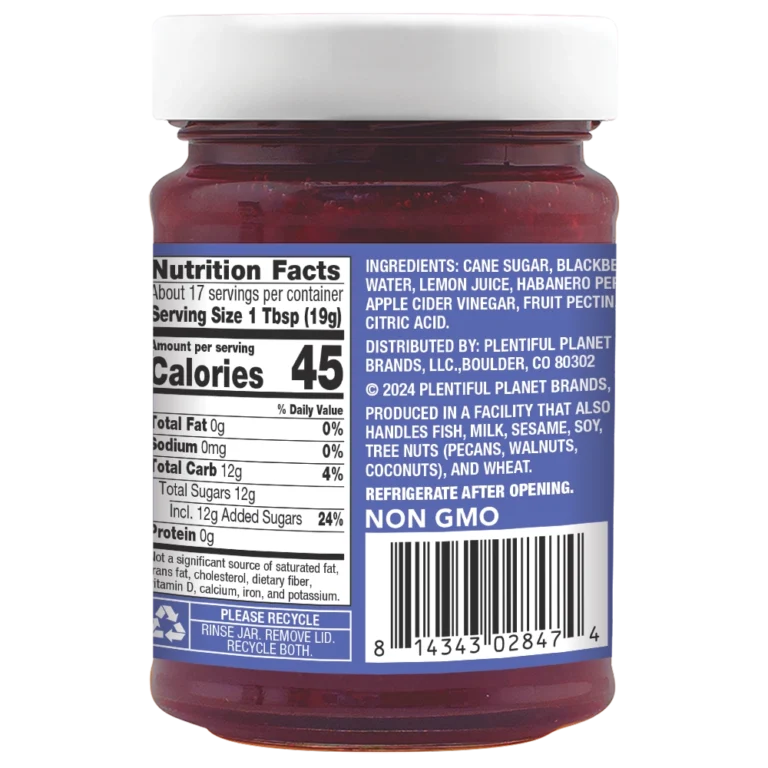 (Pack of 6) Made with Spread Berry Habanero 11.5 Oz